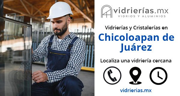 Vidrierias y Cristalerias en Chicoloapan de Juarez